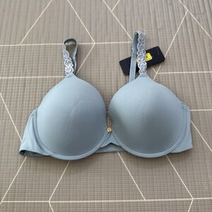 NEW Natori Women's Pure Luxe Contour Underwire Bra 38C Seaglass